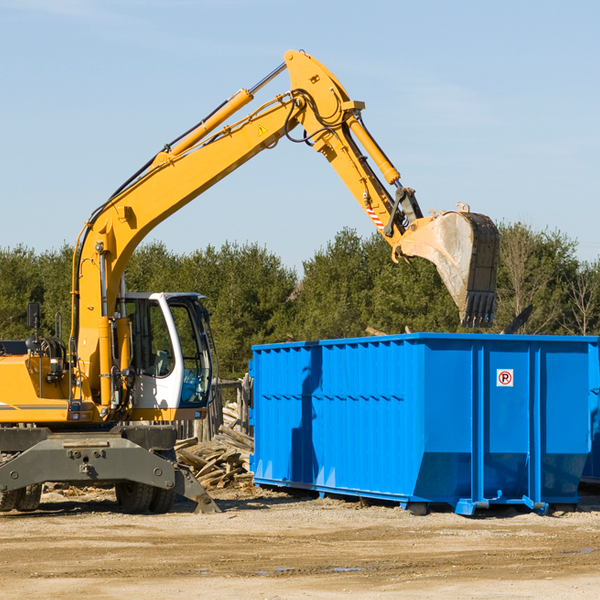 can i request a rental extension for a residential dumpster in Mount Morris